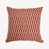 Cushions<Fornasetti Outdoor Cushion Losanghe Rust/Ecru