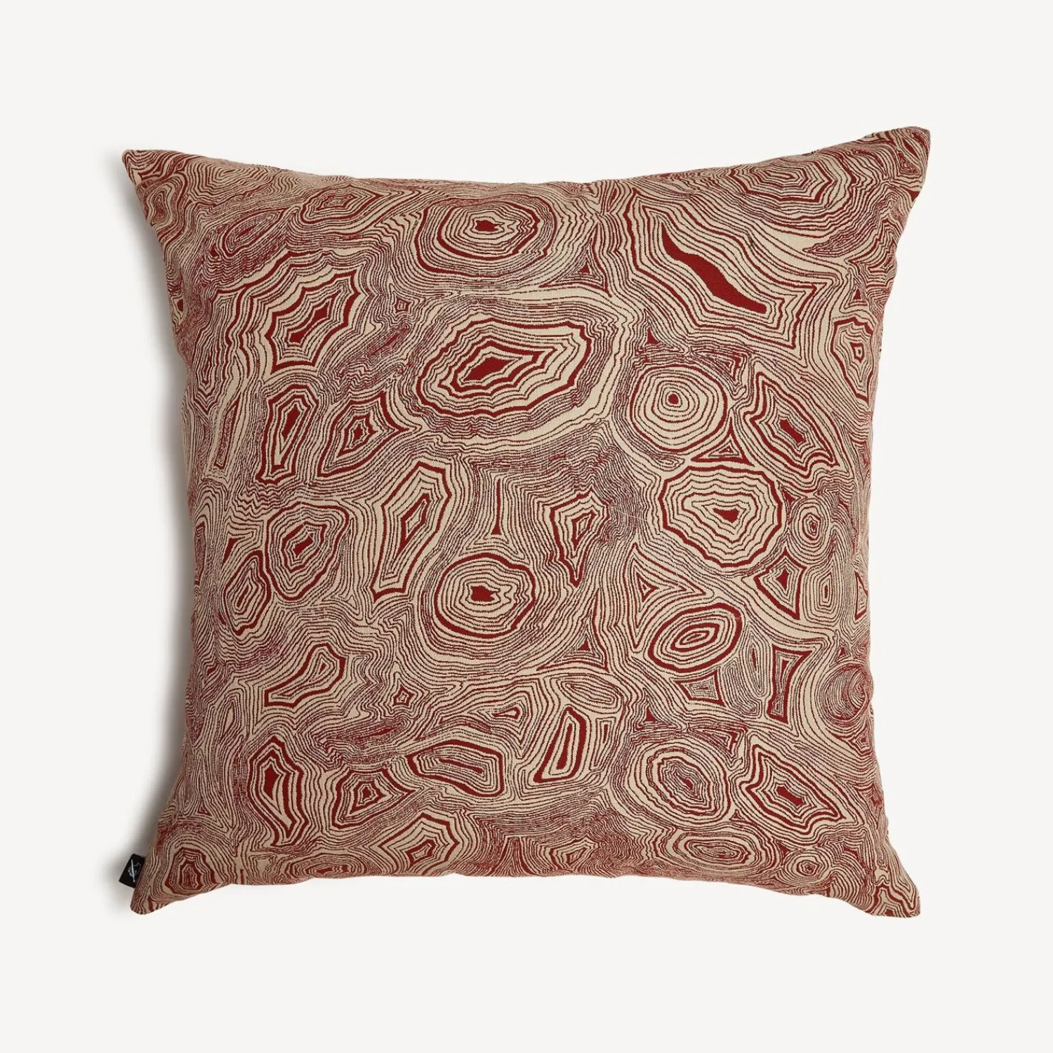 Cushions<Fornasetti Outdoor Cushion Malachite Rust/Ecru