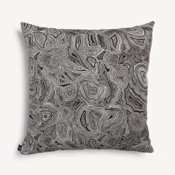 Cushions<Fornasetti Outdoor Cushion Malachite White/Black