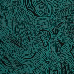 Cushions<Fornasetti Outdoor Cushion Malachite Green/Black