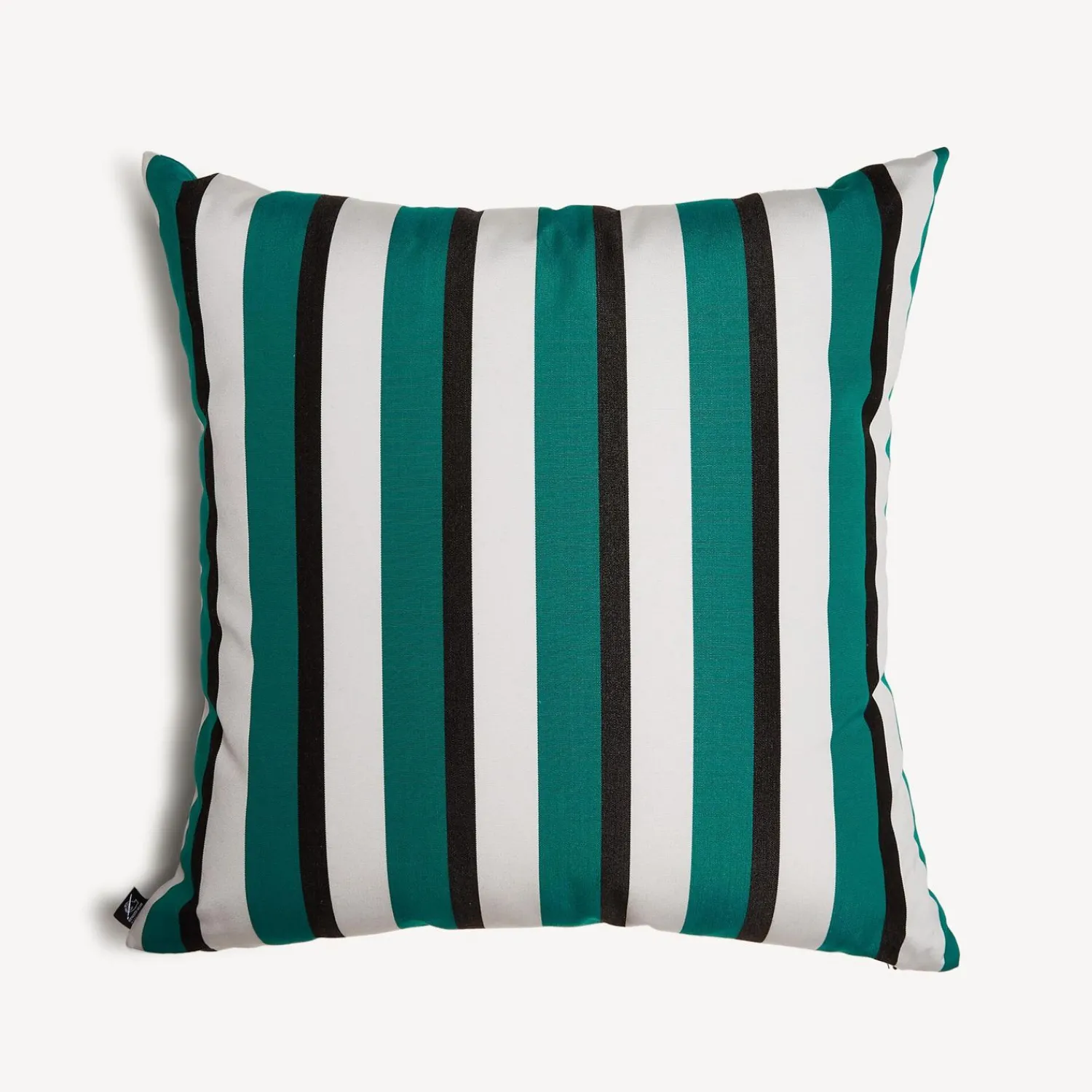 Cushions<Fornasetti Outdoor Cushion Rigato Green/White/Black