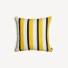 Cushions<Fornasetti Outdoor Cushion Rigato Yellow/White/Black