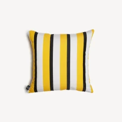 Cushions<Fornasetti Outdoor Cushion Rigato Yellow/White/Black
