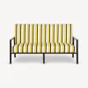 Living Rooms<Fornasetti Outdoor Sofa Rigato Yellow/White/Black