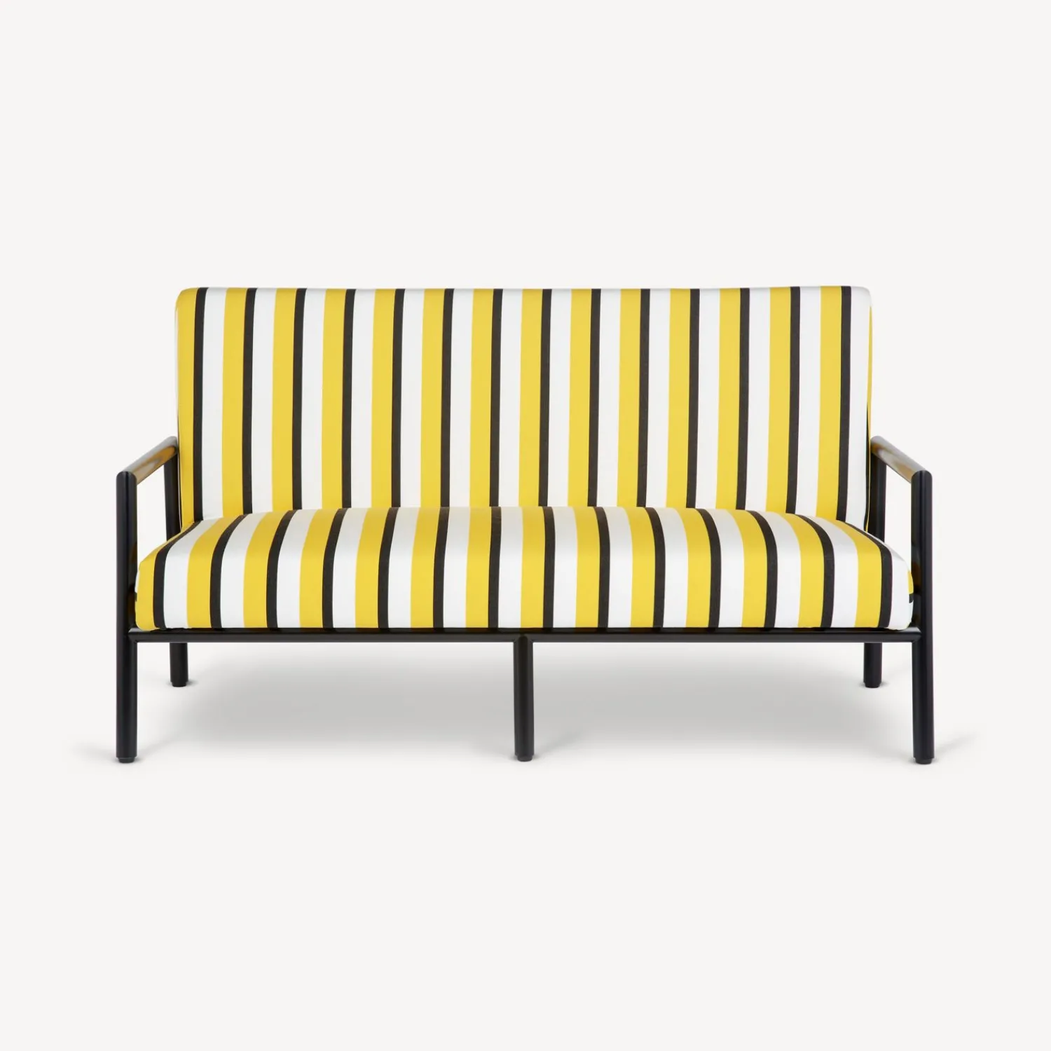 Living Rooms<Fornasetti Outdoor Sofa Rigato Yellow/White/Black