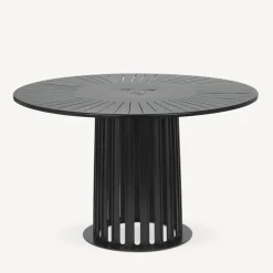 Tables<Fornasetti Outdoor Table Ara Solis Black