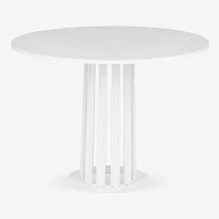 Tables<Fornasetti Outdoor Table Ara Solis White