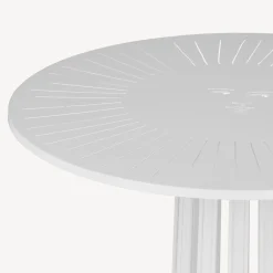 Tables<Fornasetti Outdoor Table Ara Solis White