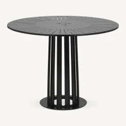 Tables<Fornasetti Outdoor Table Ara Solis Black