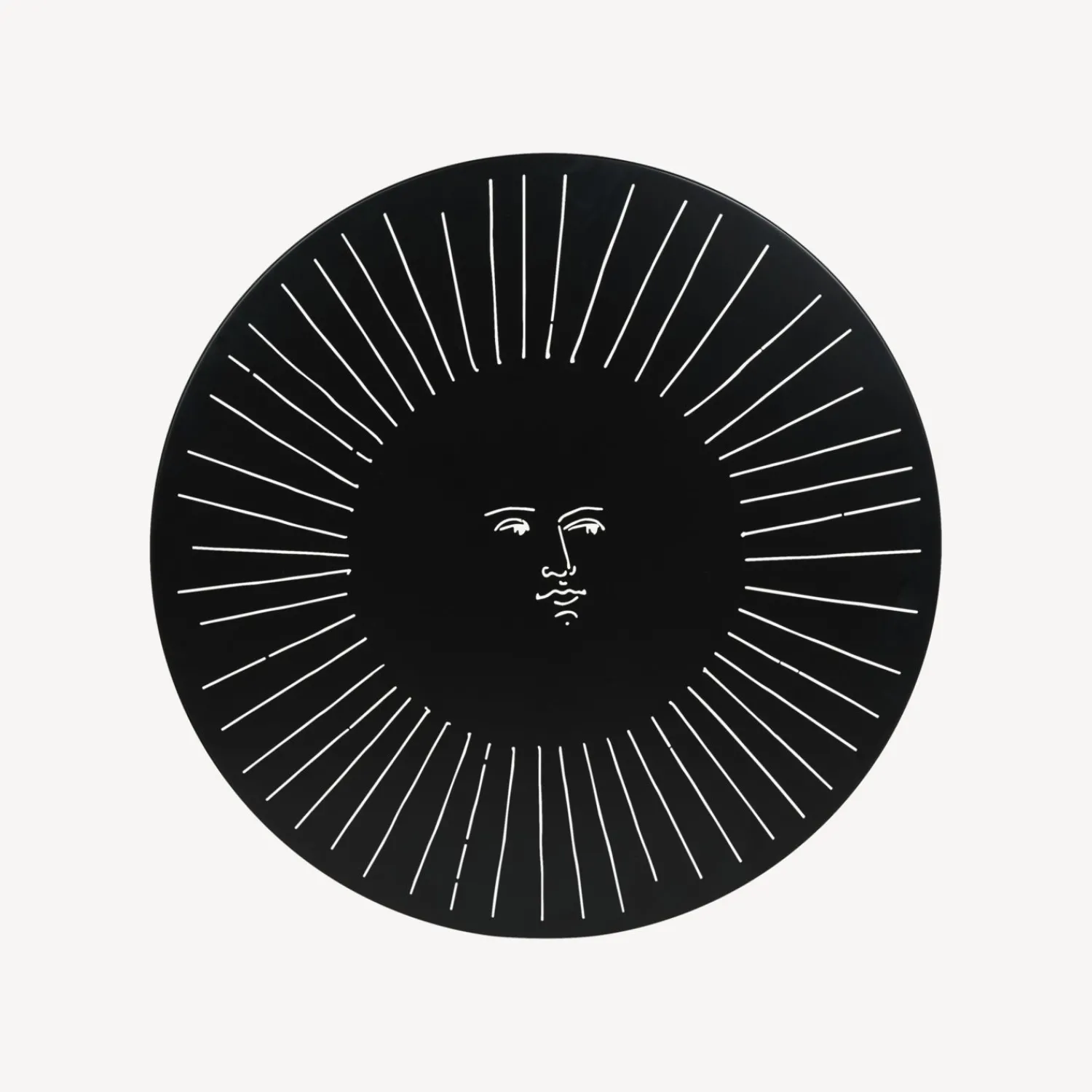 Tables<Fornasetti Outdoor Table Ara Solis Black