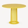 Tables<Fornasetti Outdoor Table Ara Solis Yellow