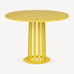 Tables<Fornasetti Outdoor Table Ara Solis Yellow
