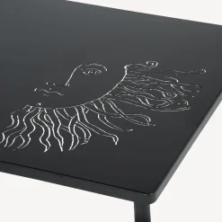 Tables<Fornasetti Outdoor Table Solitario Black