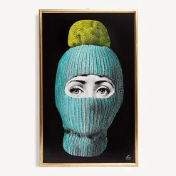 Decorative Panels<Fornasetti Panel Lux Gstaad Turquoise/Yellow/Black