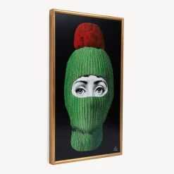 Decorative Panels<Fornasetti Panel Lux Gstaad Green/Red/Black