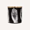 Paper Baskets<Fornasetti Paper Basket Mani White/Black/Gold