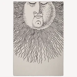 Plaid<Fornasetti Plaid Solingo White/Black