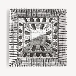 Decorative Plates<Fornasetti Plate Architettura White/Black