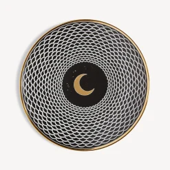 Decorative Plates<Fornasetti Plate Lunocentrica White/Black/Gold