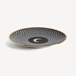 Decorative Plates<Fornasetti Plate Lunocentrica White/Black/Gold