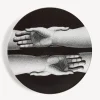 Decorative Plates<Fornasetti Plate Mani White/Black