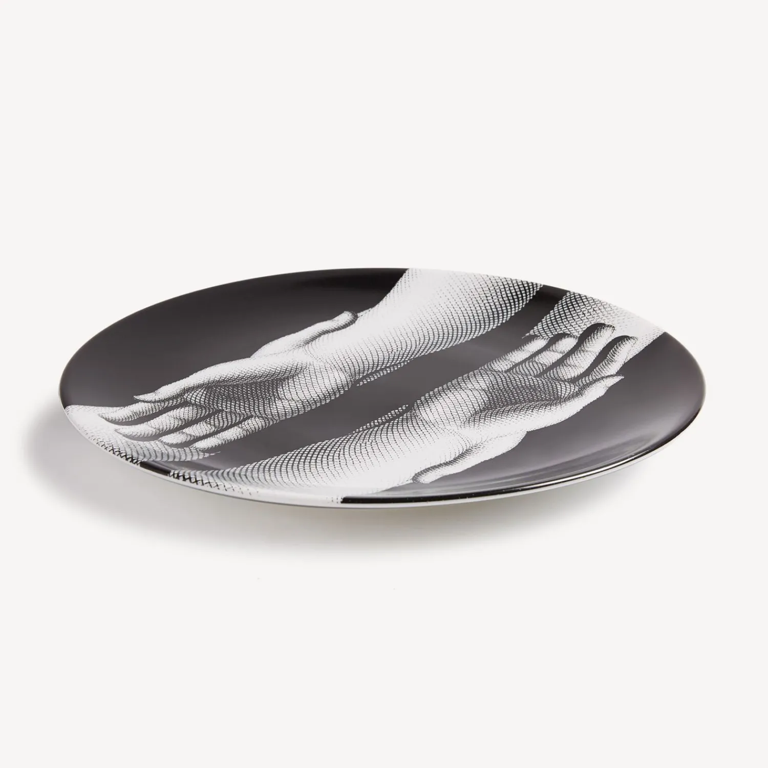 Decorative Plates<Fornasetti Plate Mani White/Black