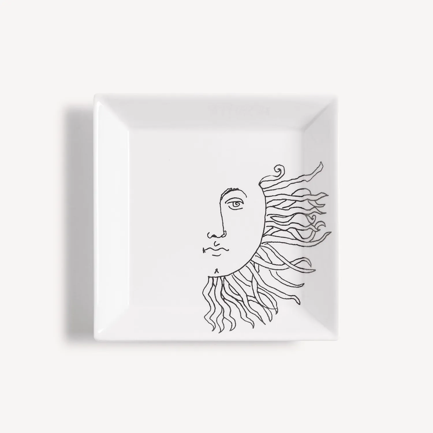 Decorative Plates<Fornasetti Plate Solitario White/Black