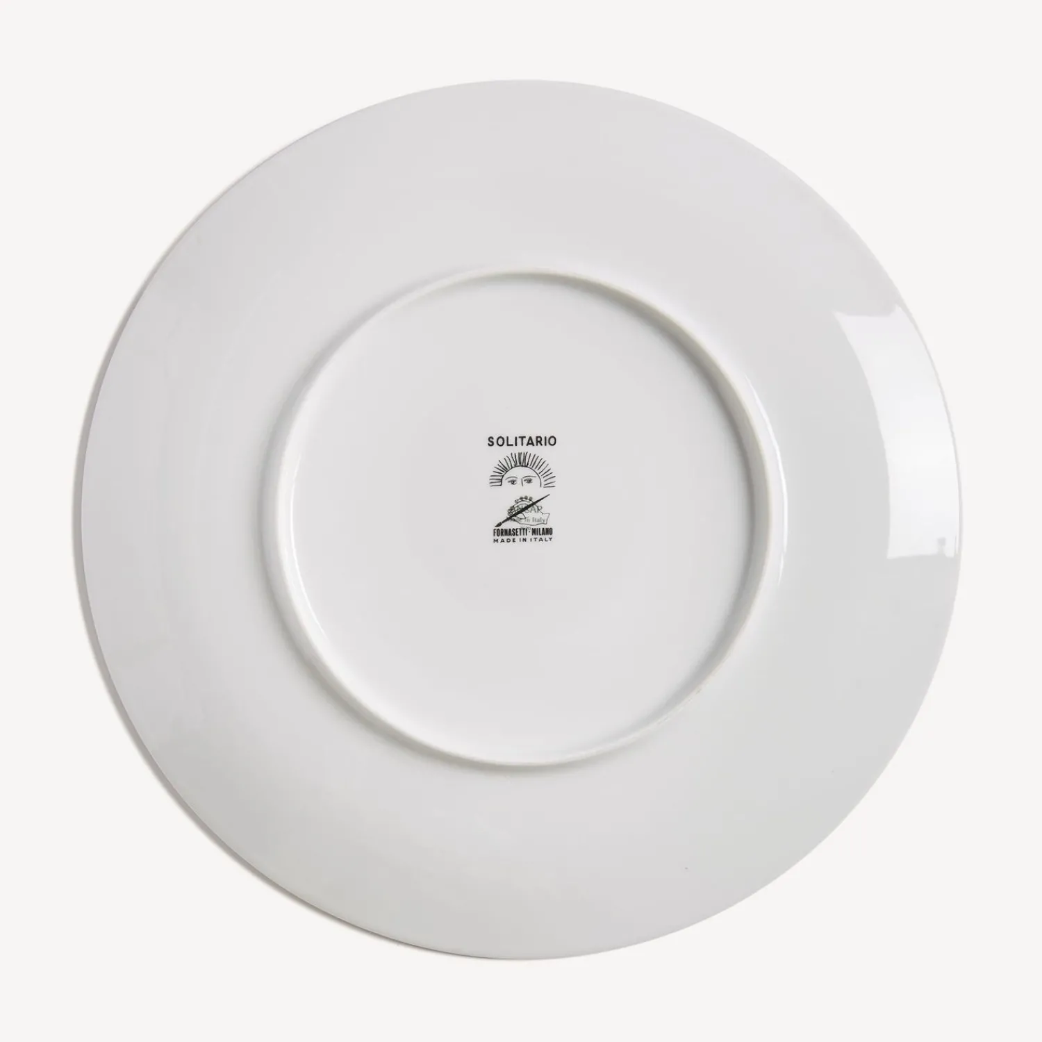 Decorative Plates<Fornasetti Plate Solitario White/Black