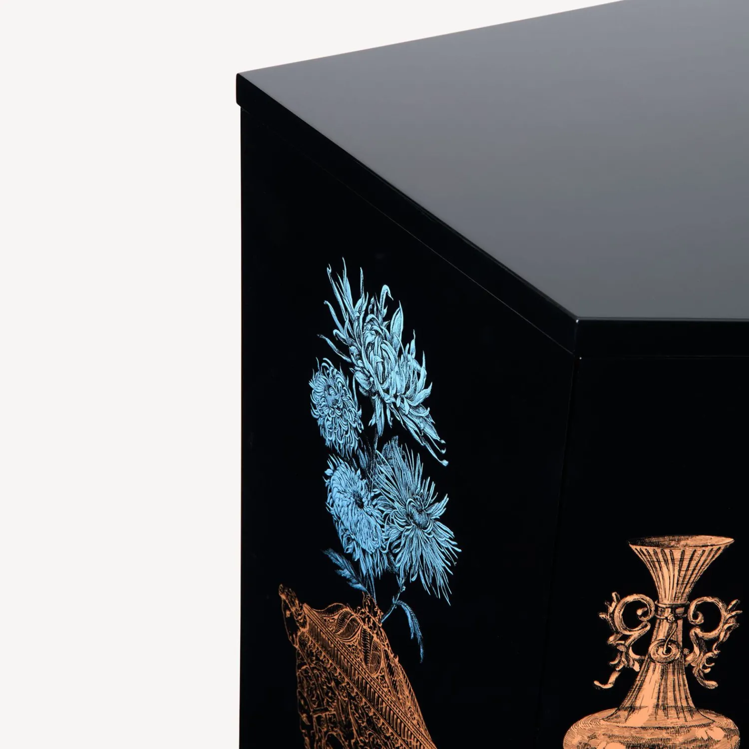 Curved Cabinets<Fornasetti Polyhedric Buffet Vasi Multicolour