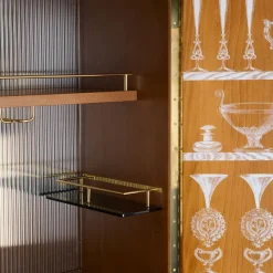 Curved Cabinets<Fornasetti Polyhedric Curved Bar Cabinet Vasi Multicolour