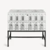 Cabinets<Fornasetti Raised Cabinet Architettura White/Black