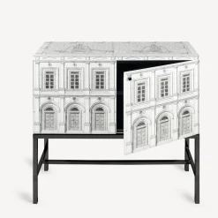 Cabinets<Fornasetti Raised Cabinet Architettura White/Black