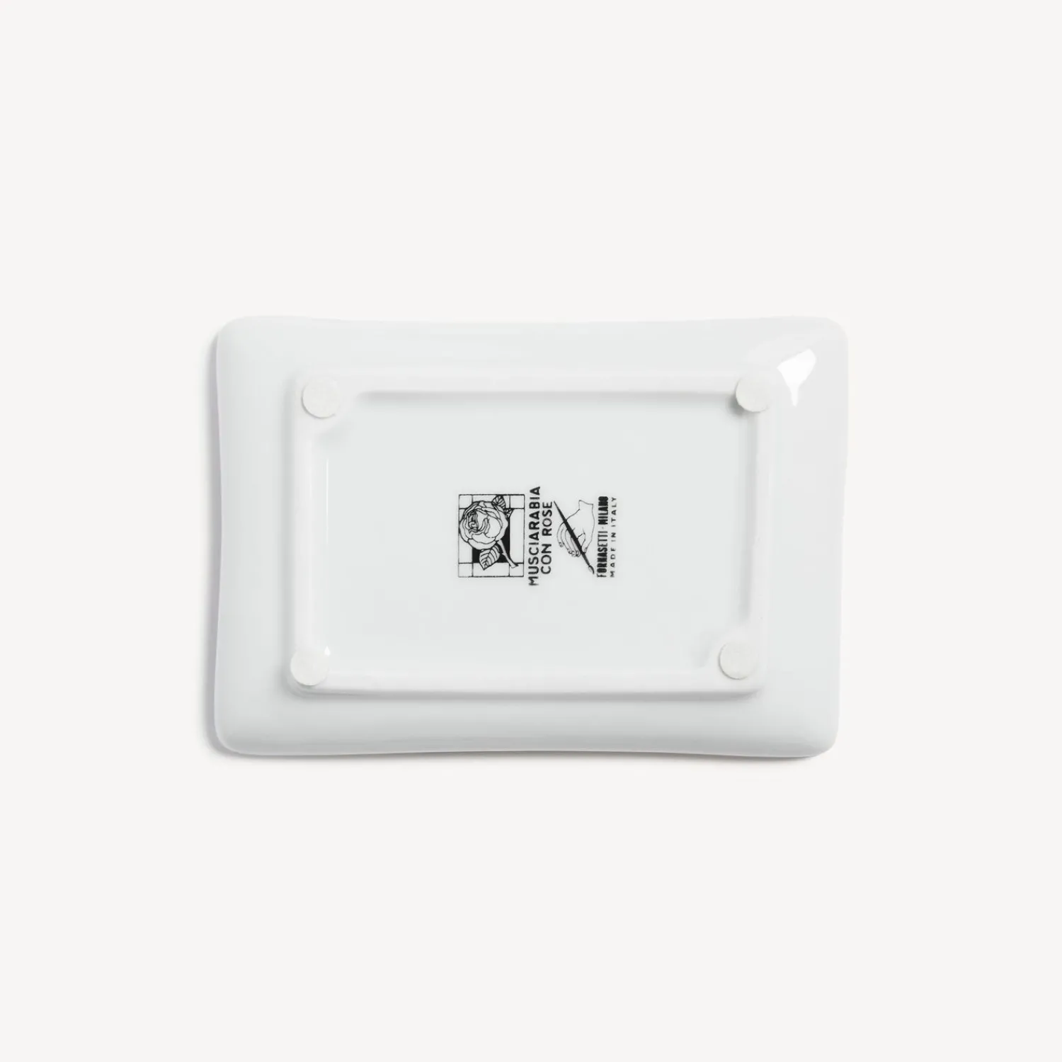 Design Ashtrays<Fornasetti Rectangular Ashtray Musciarabia Con Rose Multicolour