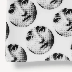 Design Ashtrays<Fornasetti Rectangular Ashtray Tema E Variazioni N.197 White/Black