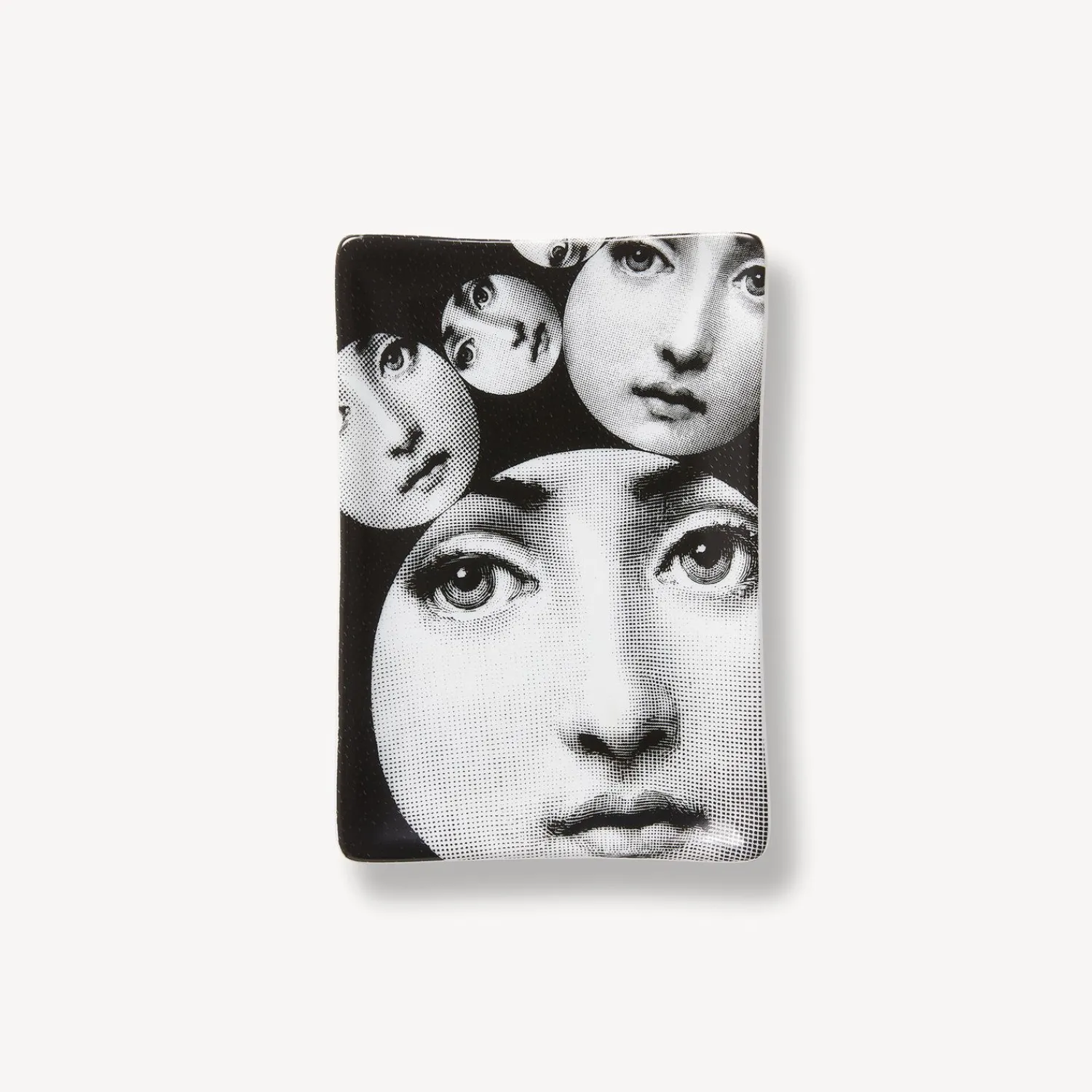 Design Ashtrays<Fornasetti Rectangular Ashtray Tema E Variazioni N.242 White/Black