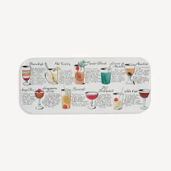 Decorative Trays And Pliants<Fornasetti Rectangular Tray Cocktail Multicolour