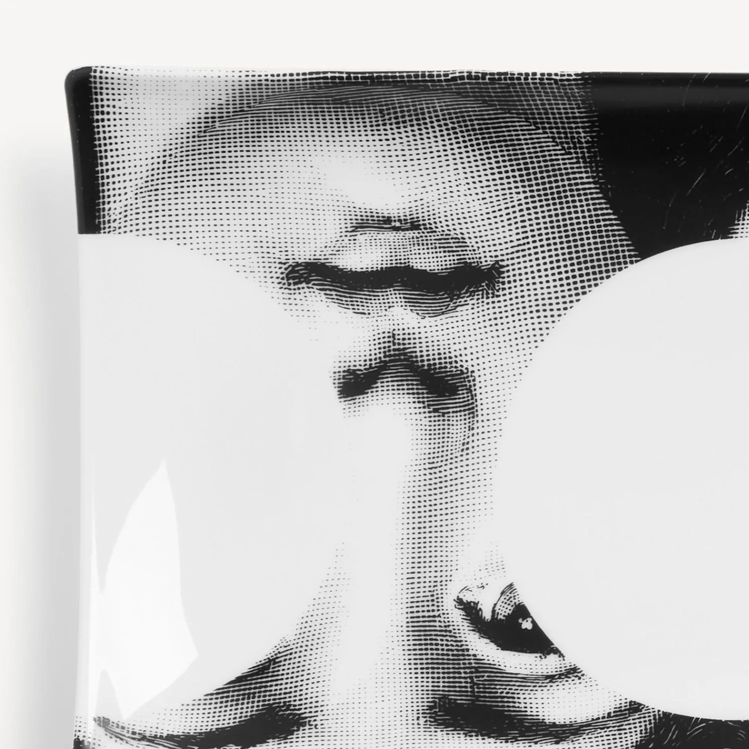 Decorative Trays<Fornasetti Rectangular Tray Tema E Variazioni N.149 White/Black