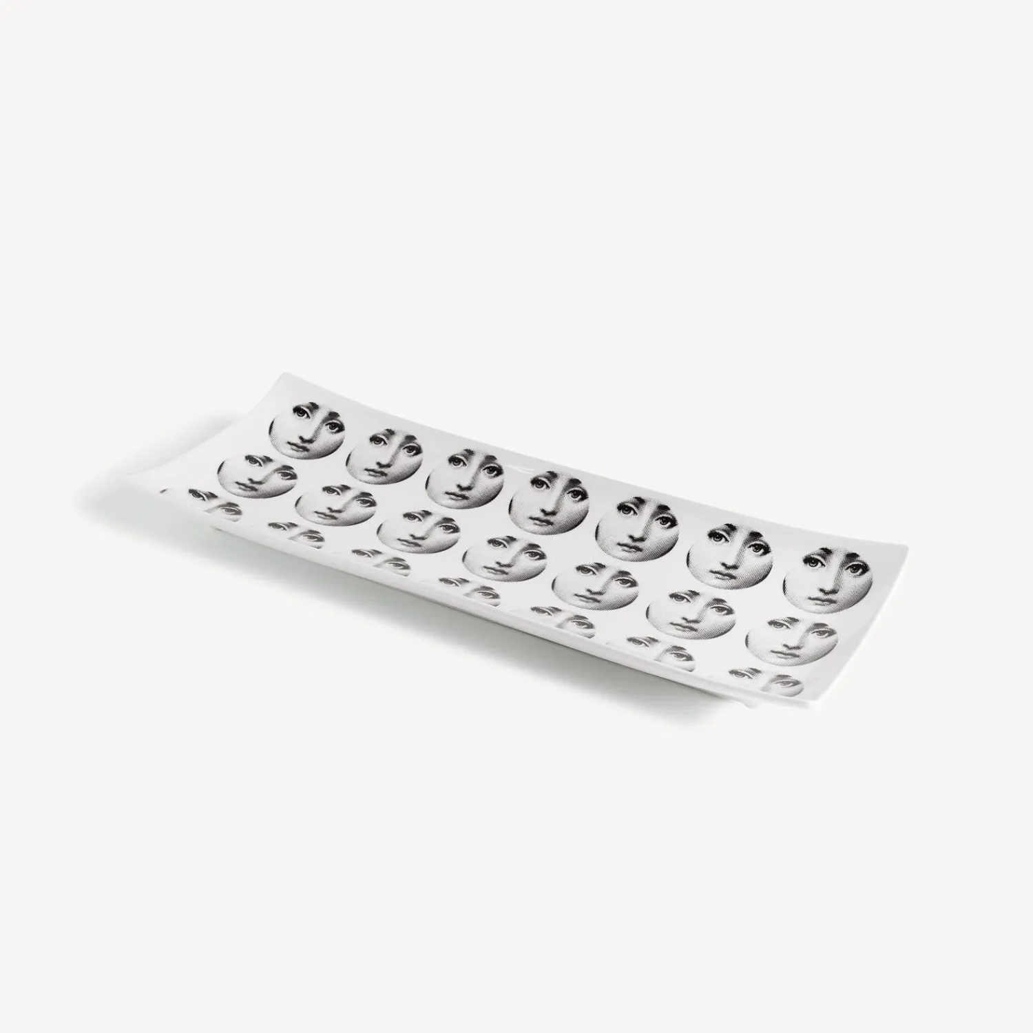 Decorative Trays<Fornasetti Rectangular Tray Tema E Variazioni N.197 White/Black