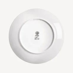 Decorative Plates<Fornasetti Rim Plate Rosone N.4 White/Black/Gold