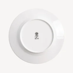 Decorative Plates<Fornasetti Rim Plate Rosone N.2 White/Black/Gold