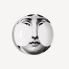 Design Ashtrays<Fornasetti Round Ashtray Tema E Variazioni N.149 White/Black