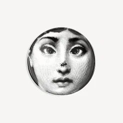 Design Ashtrays<Fornasetti Round Ashtray Tema E Variazioni N.363 White/Black
