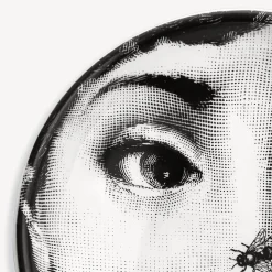 Design Ashtrays<Fornasetti Round Ashtray Tema E Variazioni N.363 White/Black