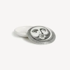Small Containers<Fornasetti Round Box Luna White/Black