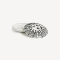 Small Containers<Fornasetti Round Box Sole White/Black