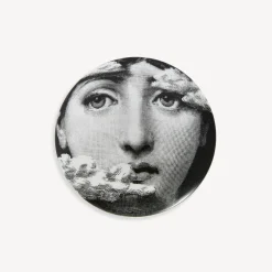 Small Containers<Fornasetti Round Box Tema E Variazioni N.139 White/Black