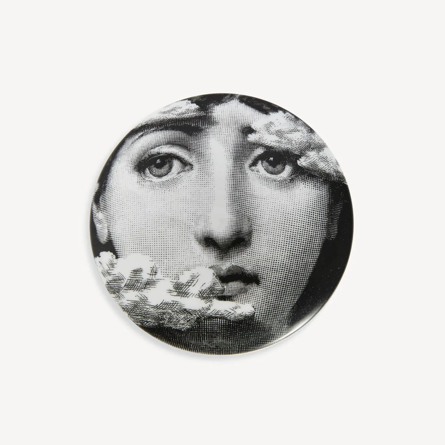 Small Containers<Fornasetti Round Box Tema E Variazioni N.139 White/Black