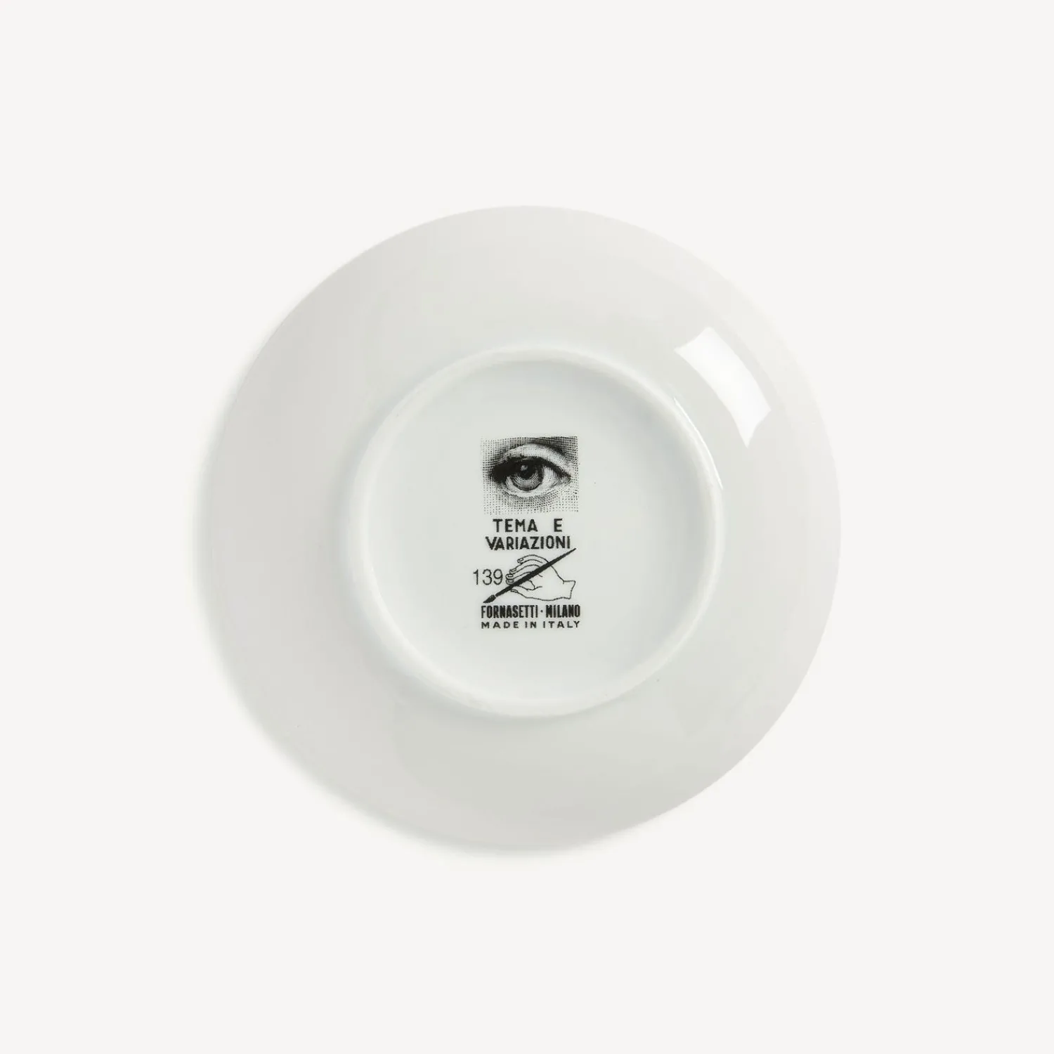 Small Containers<Fornasetti Round Box Tema E Variazioni N.139 White/Black