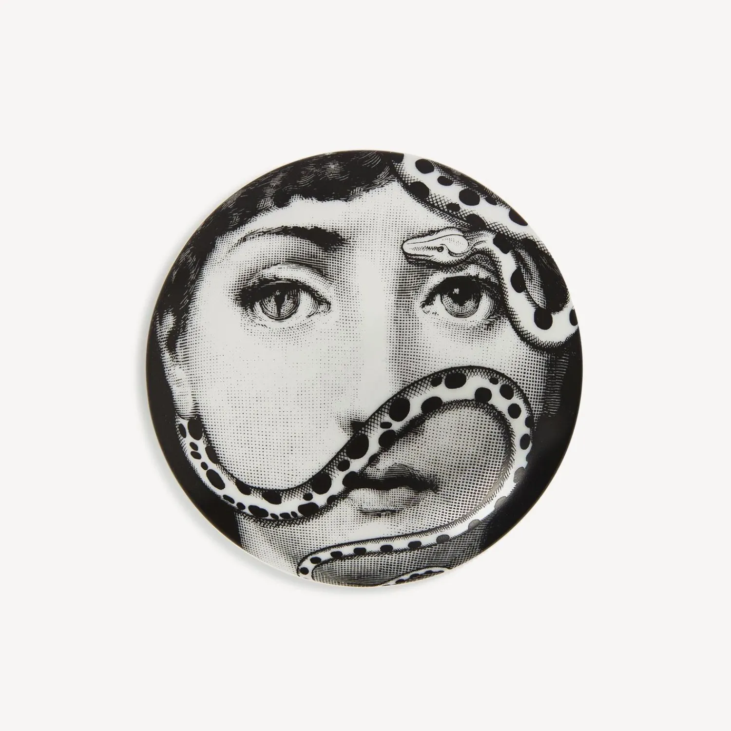 Small Containers<Fornasetti Round Box Tema E Variazioni N.383 White/Black
