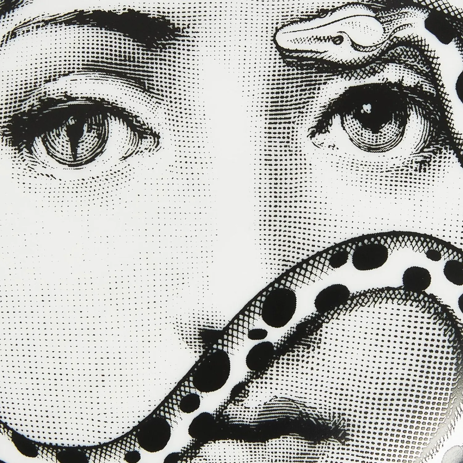 Small Containers<Fornasetti Round Box Tema E Variazioni N.383 White/Black
